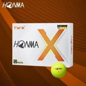 [혼마] TW-X 3피스 우레탄 옐로우 골프공 2024