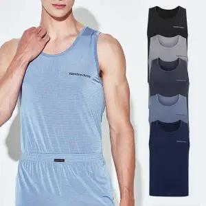 에어셀 남성 런닝 5매세트 발렌티노크리스티 남자 민소매 메리야스 속옷 난닝구 러닝