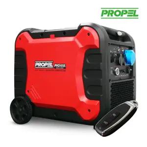 프로펠 인버터 발전기 6.5kw 저소음 휴대용 소형 캠핑 푸드트럭 PIG65E