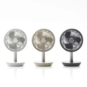 [I+I 총2개] 솔러스에어 무소음 탁상용 선풍기 좌우회전 타이머 미니 무선 소형 AIR605TF