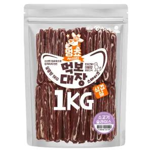 멍쵸 먹보대장 삼겹살스테이크 소고기슬라이스, 1kg, 1개