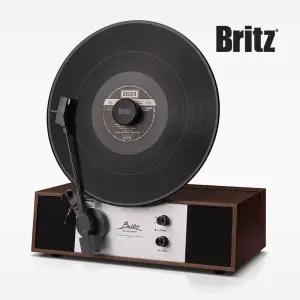 브리츠 블루투스 LP 턴테이블 플레이어 스피커 BZ-TMK1 RCA단자 AUX