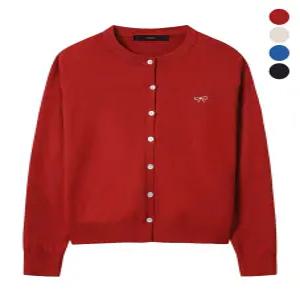 [르샵]비스코스 리본 자수 니트 가디건 (DP3CK007A)