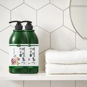 두피관리 더블모 기능성 어성초 샴푸 1000ml 플로럴향 2개