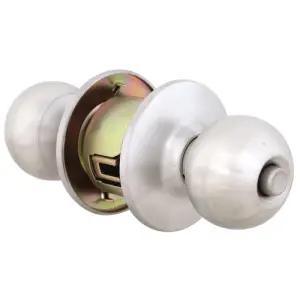 정화테크 욕실용 도어록 5001SS/방문/손잡이/문/고리/도어/화장실/출입/교체/둥근/원형/현관/정/도어락