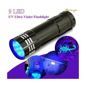 손전등 자외선 UV 위폐감별 9 LED 랜턴 형광물질 감별 위조 지폐