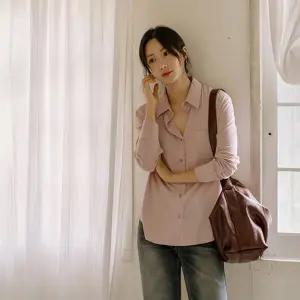 [JUST BETTER] 실키터치 카라단추 티셔츠