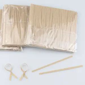 15cm 크라프트 포장용 와이어 끈(1000개)/포장끈/선물포장/제과점/미술소품/타이끈/팬시/꾸미기/공예/공작