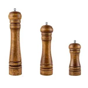 후추 그라인더 소금 후추통 양념병 원목 우드 R521-O