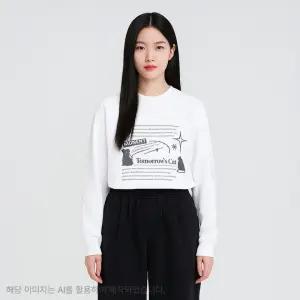 [행복한백화점][더데이걸]데일리 박시맨투맨  TGMA25W04