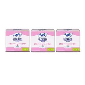 쏘피 바디피트생리대 볼록맞춤 날개형생리대 소형 16P x 3팩