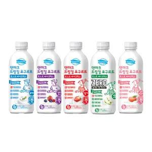 덴마크 드링킹요구르트 5종 750mLx5병 (종류별x1병) 냉장무배