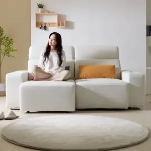 네오 모벨 3인용 타이보텍스 슬라이딩 모션 무빙 소파 NES1715