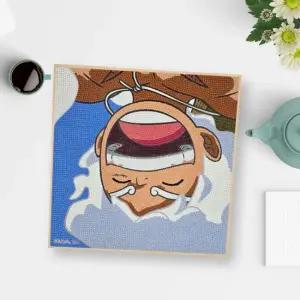 DIY캔버스형 원피스 보석십자수 25x25cm 해방의전사 루피