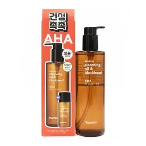 한스킨 클렌징 오일 앤 블랙헤드 아하 300ml+30ml 추가 증 정(건성용)