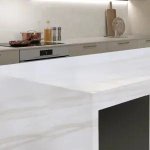 인테리어 대리석 무늬 시트지(마블 화이트) (5m)/현관문/시트지/싱크대/가구/리폼/벽/주방/상판/필름/방문