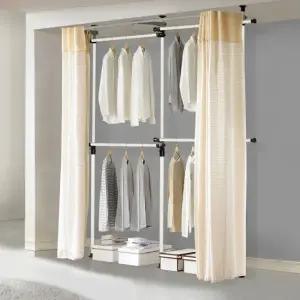 왕자 심플4단커튼행거_선택형_451