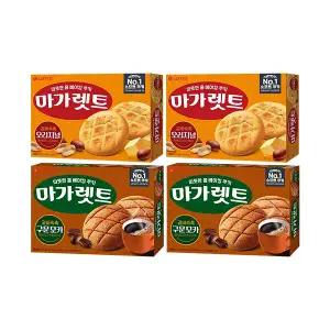 롯데웰푸드 마가렛트 오리지널 대 352g, 2개+마가렛트 구운모카 대 352g, 2개