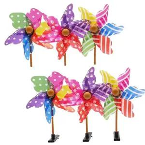 세트 바람개비 머리핀 깜찍이 악세사리 똑딱이 패션 헤어핀 귀여운 미니 어린이 여아 유아 아동 12개