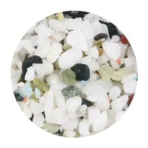 수조 바닥재 오색사 3kg/어항꾸미기/수조바닥/수조자갈/수족관자갈/바닥/칼라돌/칼라스톤/어항돌/어항자갈