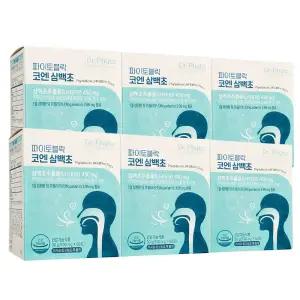 닥터파이토 파이토블락 코엔 삼백초 60정 x 6박스 (6개월분) 삼백초추출물