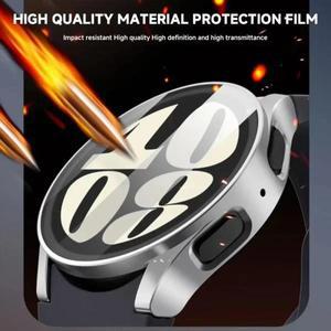 삼성 갤럭시 시계 7 용 실리콘 밴드 + 케이스 40mm 스트랩 강화 유리 스크린 필름 6 5 4 시계줄 PC