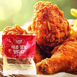 사세 매콤 점보닭다리 1.3kg 바삭통다리 닭다리살 편의점 치킨