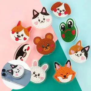 반짝반짝 보석십자수 아크릴 스마트톡 만들기 - 동물