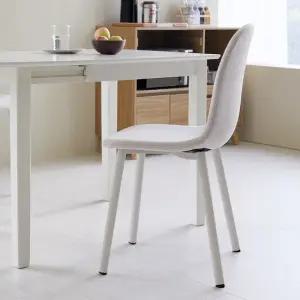 노블 패브릭 의자 인테리어 카페 생활방수 식탁의자 1개