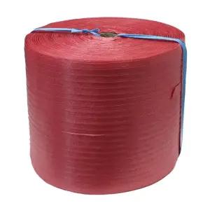 SR 적색 비닐 포장 노끈 2km 벌크 원단 특대