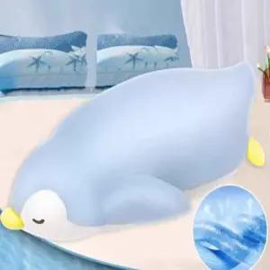 펭귄 냉감인형 긴베개 바디필로우 귀여운 죽부인 시원한 슈퍼쿨 롱쿠션 소파