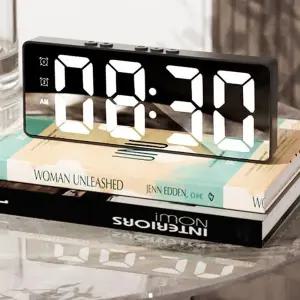 무소음 야광 led 탁상시계 인테리어 미니 전자탁상시계