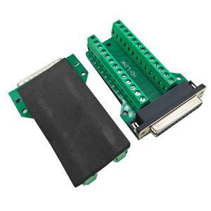 얇은 DB25 솔더 프리 암수 25PIN 커넥터 25 핀 어댑터 보드 터미널 직렬 포트 병렬 플러그