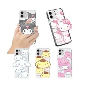 갤럭시 A17 A26 퀀텀6 A36 A16 버디4 케이스 A566 키즈폰-산리오 헤드 스마트 톡 투명젤리 케이스/기종선택