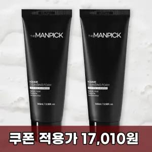 더맨픽 옴므 대용량 약산성 딥 클렌징폼 남성 세안제 100g 2개