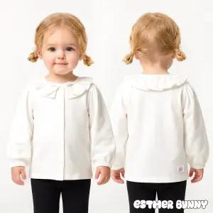 [에스더버니리틀] 쁘띠리본프릴블라우스티셔츠