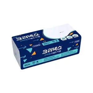 [크리넥스]프리미엄 다용도 천연펄프 위생타올 160매 1팩 47140