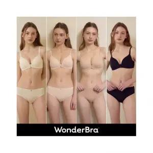 원더브라 [Wonderbra] 아쿠아 V넥 노와이어 브라팬티 8종세트 WBW5M48495051AT 1013779