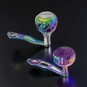 더블 파워 핸들 낚시용 릴 손잡이 튜닝 경량 양손용 베이트릴 민물바다 겸용