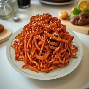 마른 반찬 종류 없는 입맛 돌아오는 마른 반찬 요리 진미채 볶음 300g