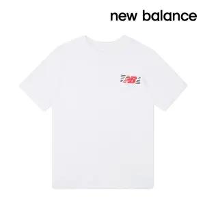뉴발란스 반팔티셔츠 NB 라인즈 남성 화이트 MT6179UM-WT