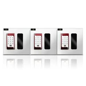 큐브온 무인 3구 휴대폰 충전보관함 사물함 충전기