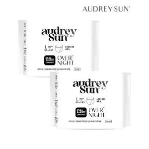 오드리선 NEW 그린웨이 입는 오버나이트 L 대형 4P x2개