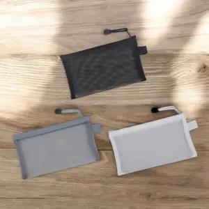 메쉬 파우치 그물 매쉬망 매쉬 망사 그물망 파우치 21X12CM