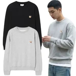 (국내발송) 메종키츠네 폭스 헤드 패치 레귤러 맨투맨 (LM00301KM0001)