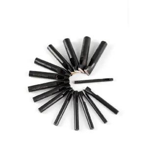 플랫 납짝 펀치 가죽 펀칭 DIY 공구 수제 아트 벨트 팔찌 제작