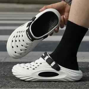 남자 여름 외출 휴양지 바캉스 패션 유니크 스타일 스트랩 슬리퍼