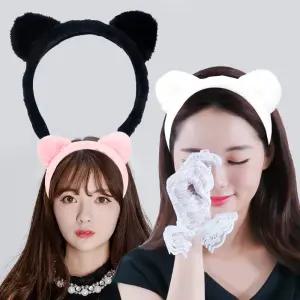 러블리 밍크 고양이 머리띠 생일 파티 할로윈 행사