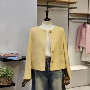 [대구백화점] [반에이크]트위드 라운드넥 배색자켓(VB52JKM101Z)