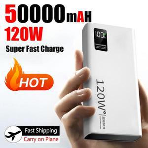 샤오미 고용량 보조배터리 50000mAh 고속 충전 보조베터리, 휴대용 배터리 충전기, 아이폰 삼성 화웨이용,